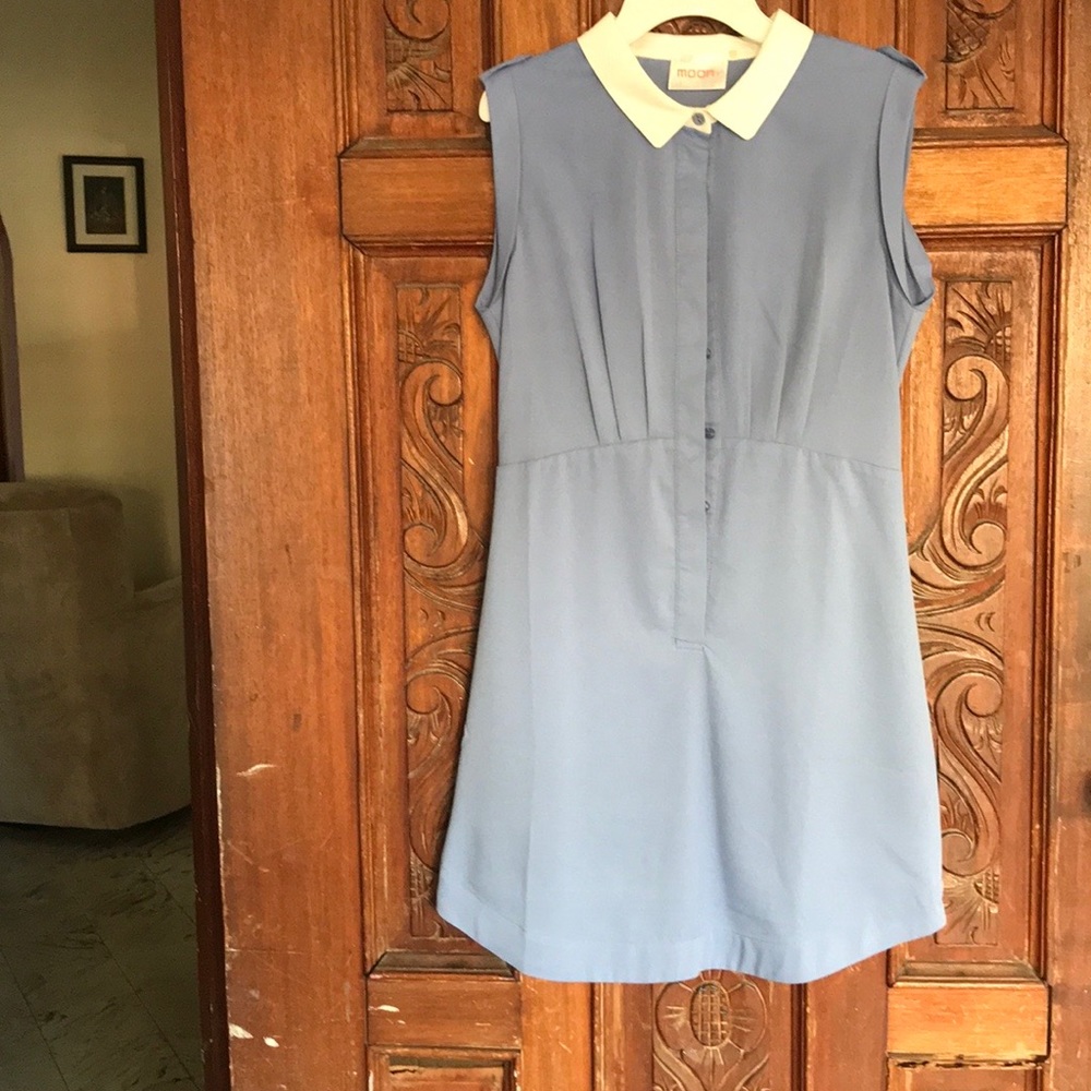 MOON Blue short dress